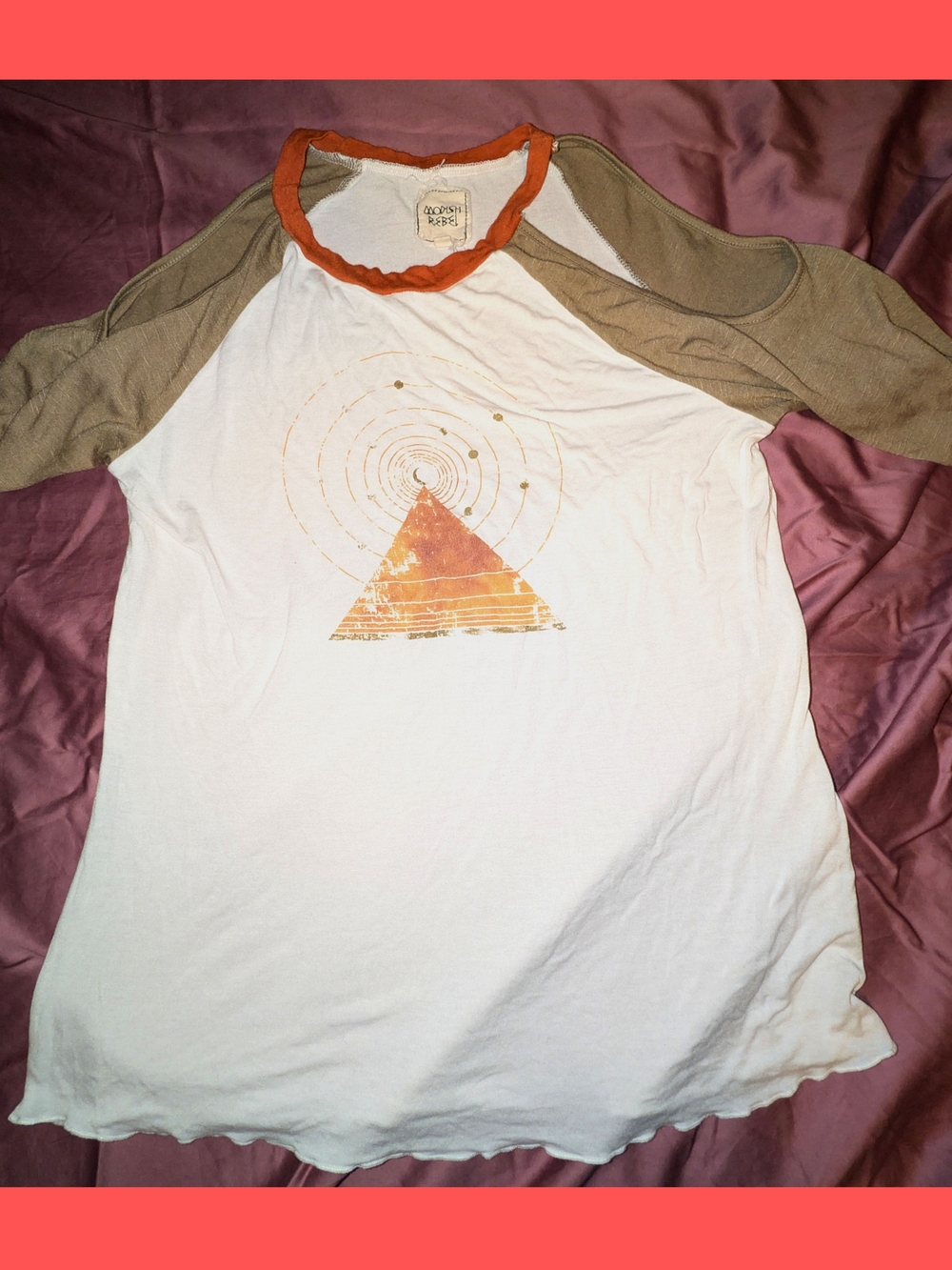 Pyramid Raglan Tee - Small